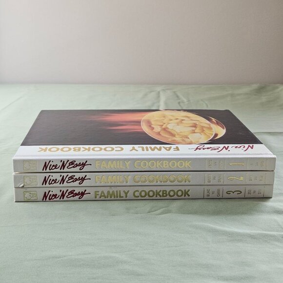 Volume 1-3 of Nice N Easy‎ Family Cookbook Alaska to Carrot Hardcover Stuttman - Picture 14 of 16
